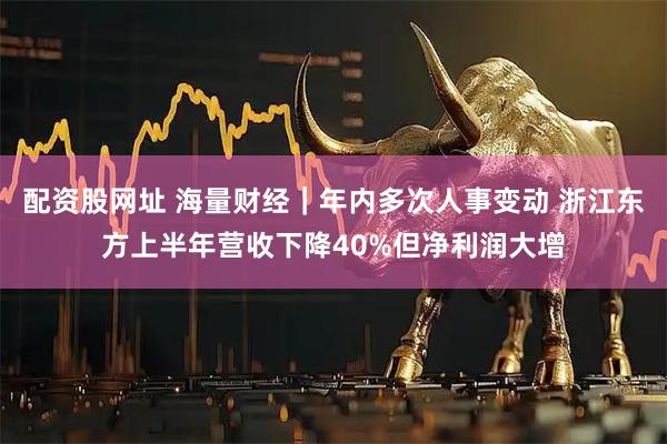 配资股网址 海量财经｜年内多次人事变动 浙江东方上半年营收下降40%但净利润大增