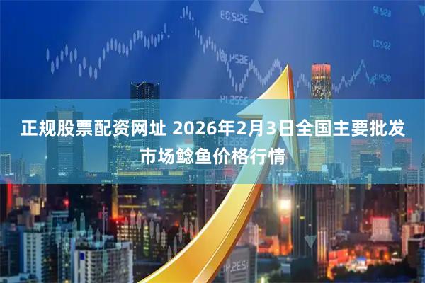 正规股票配资网址 2026年2月3日全国主要批发市场鲶鱼价格行情